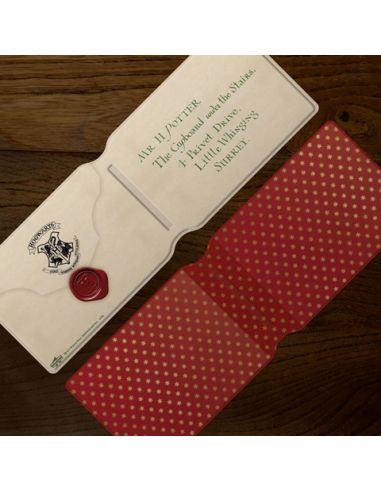 Tarjetero carta Hogwarts - MinaLima - Harry Potter