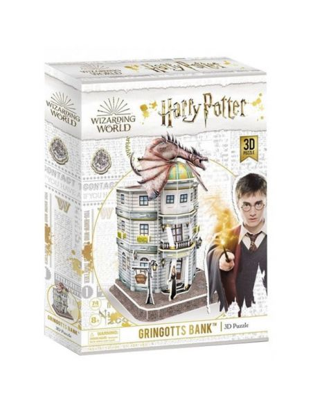 Puzzle 3D Banco Gringotts 74 pcs - Harry Potter