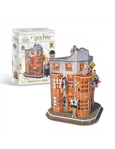 Puzzle 3D Tienda gemelos Weasley 62 pcs - Harry Potter