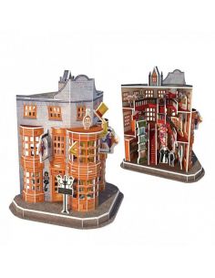 Puzzle 3D Tienda gemelos Weasley 62 pcs - Harry Potter 2
