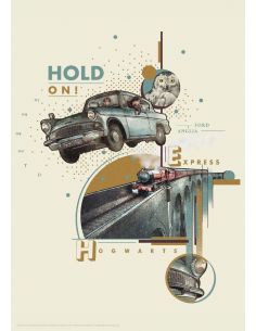 Litografía Ford Anglia - Edición Limitada (2001 piezas) - Harry Potter