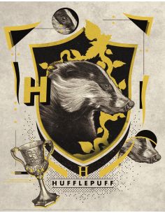 Litografía Hufflepuff - Harry Potter