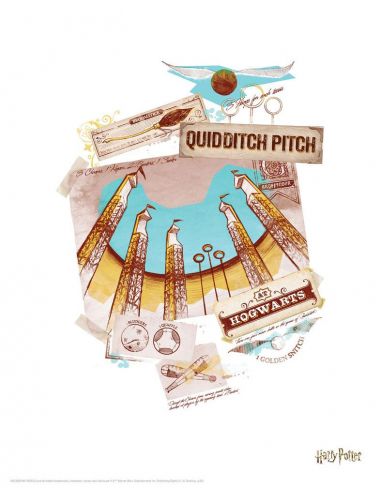 Set de 10 Litografías escenarios Mágicos - Harry Potter