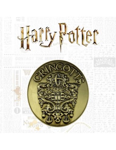 Medallón Gringotts Crest - Edición Limitada - Harry Potter