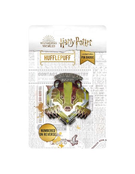 Chapa Hufflepuff - Edición Limitada - Harry Potter