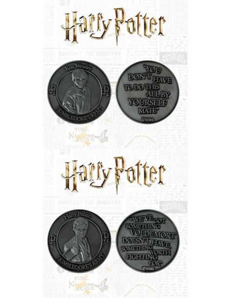 Pack Monedas Harry y Ron Weasley - Edición Limitada - Harry Potter