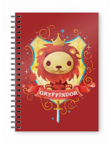 Cuaderno Kawaii Gryffindor - Harry Potter
