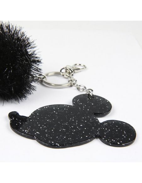 Llavero Pompom negro Mickey Mouse - Disney