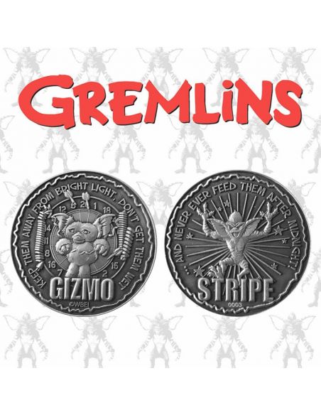 Moneda Gizmo y Stripe - Edición Limita - Gremblins