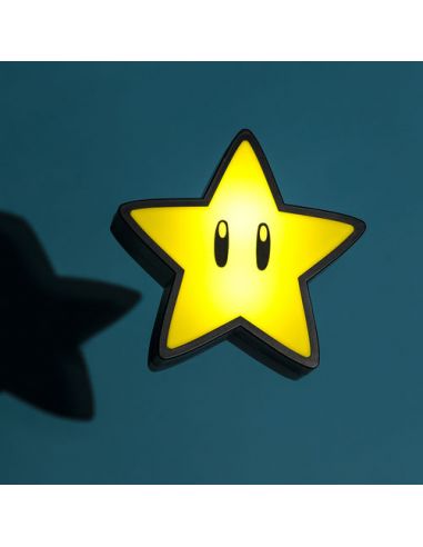 Mini Lámpara Estrella 3D con sonido - Mario Bros