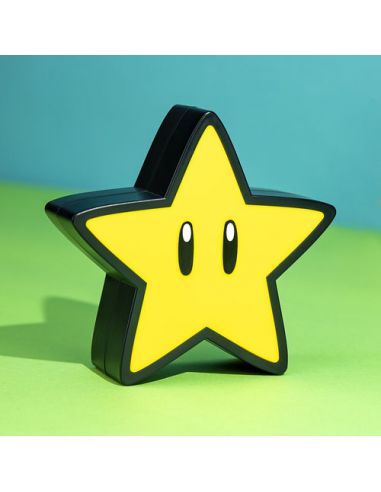 Mini Lámpara Estrella 3D con sonido - Mario Bros