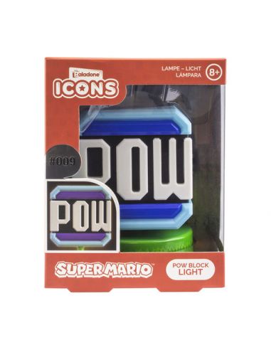 Mini Lámpara POW 3D - Mario Bros