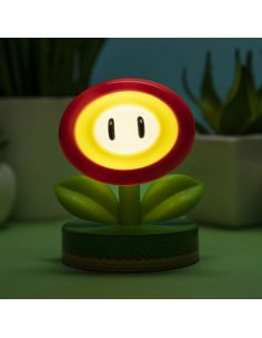 Mini Lámpara Flor de Fuego 3D - Mario Bros 2
