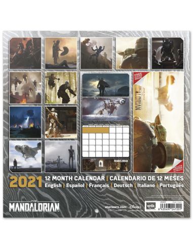Calendario 2021 The Mandalorian - Star Wars