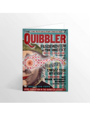 Tarjeta Quibbler - MinaLima - Harry Potter
