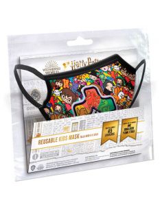 Mascarilla Infantil reutilizable Hogwarts Kawaii - Karactermania - Harry Potter 2