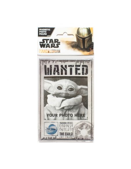 Marco de fotos Imantado Wanted Baby Yoda (Grogu) - The Mandalorian - Star Wars