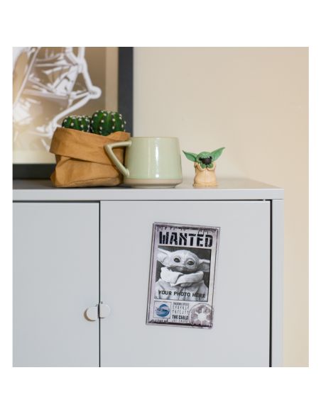 Marco de fotos Imantado Wanted Baby Yoda (Grogu) - The Mandalorian - Star Wars