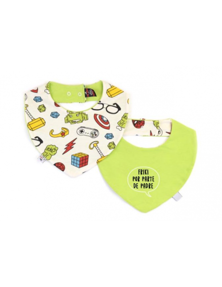 Babero Friki por parte de Padre