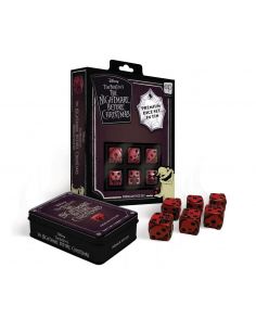 6 Dados Pesadilla antes de Navidad Deluxe - Tim Burton
