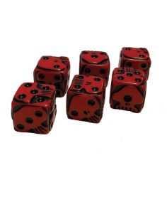 6 Dados Pesadilla antes de Navidad Deluxe - Tim Burton 2