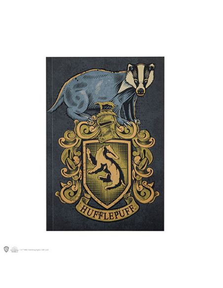 Cuaderno escudo Hufflepuff - Harry Potter