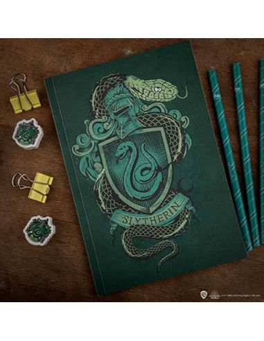 Cuaderno escudo Slytherin - Harry Potter