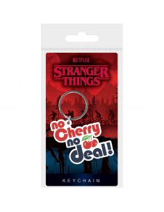 Llavero caucho No Cherry No Deal - Stranger Things