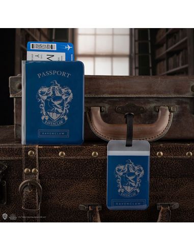 Porta pasaporte y Etiqueta para equipaje Ravenclaw - Harry Potter
