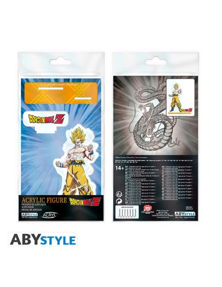 Figura acrílico Son Goku Super Saiyan - Dragon Ball