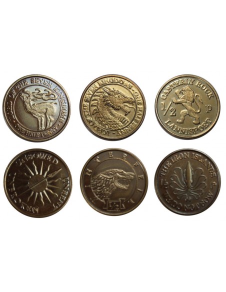 Colección Monedas casas Juego de Tronos