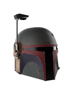 Réplica electrónica Casco Boba Fett 1:1 (Re-Armored) - Black Series - Star Wars