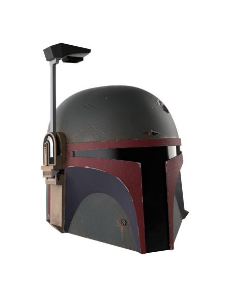Réplica electrónica Casco Boba Fett 1:1 (Re-Armored) - Black Series - Star Wars