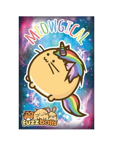 Póster Fuzzballs Meowgical