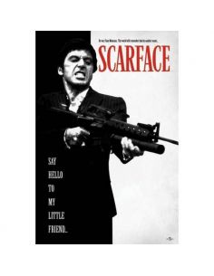 Póster Scarface "Say Hello To My Little Friend"