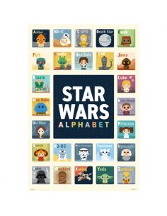 Póster Star Wars Alphabet