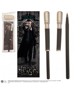 Bolígrafo Varita Percival Graves y Punto de Libro - Animales Fantásticos