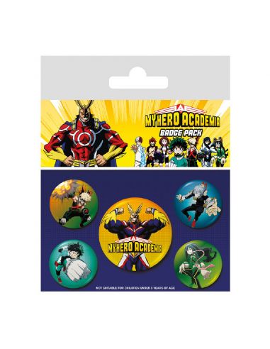 Pack de chapas My Hero Academia