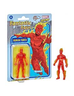 Figura Antorcha Humana 9,5 cm Marvel Legends Retro - Marvel