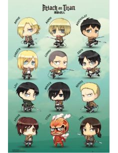 Póster Ataque a los Titanes Key Art 4