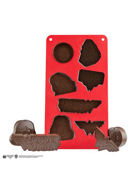 Molde de chocolates / Cubitos Wonder Woman - DC Comics