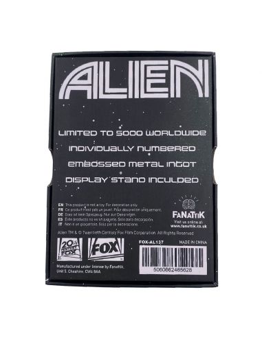 Lingote Alien Edición Limitada