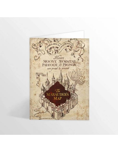 Tarjeta Mapa del Merodeador - MinaLima - Harry Potter