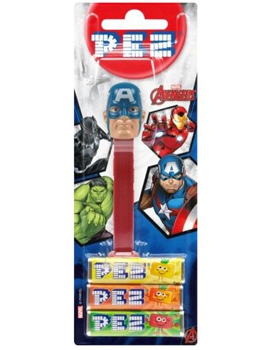 Caramelos PEZ Capitán América - Marvel