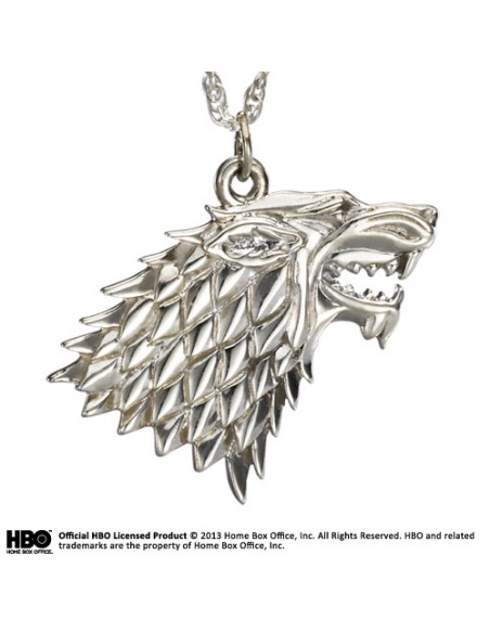Colgante Stark en Plata - Juego de Tronos