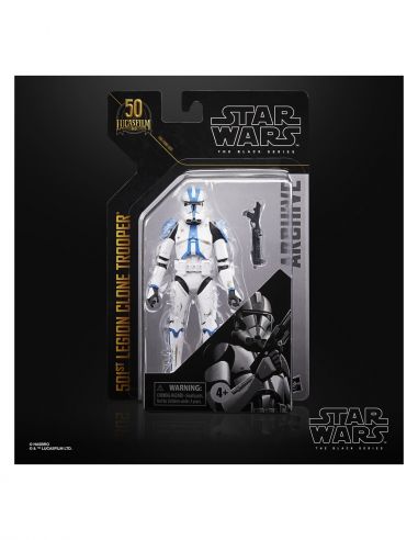 Figura Clon Trooper 501ST Legion 15 cm - Black Series - Star Wars