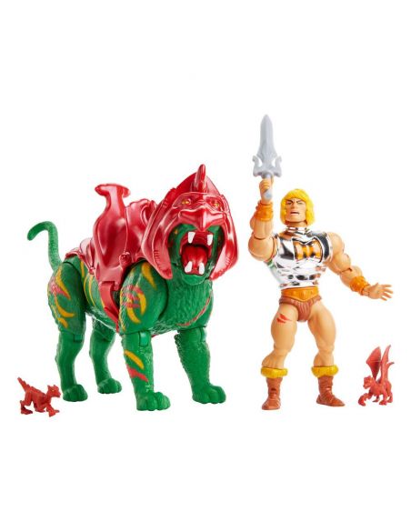 Figura He-Man y Battle Cat - Masters del Universo Origins