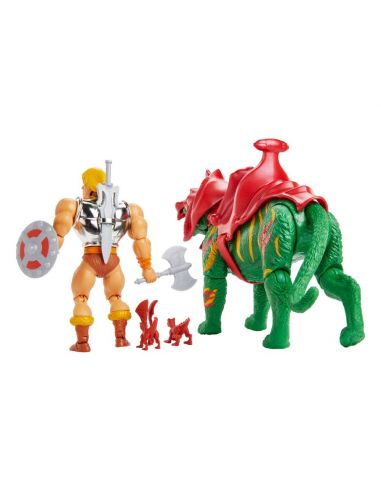 Figura He-Man y Battle Cat - Masters del Universo Origins