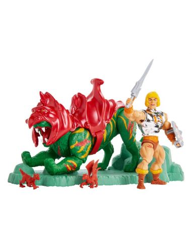 Figura He-Man y Battle Cat - Masters del Universo Origins