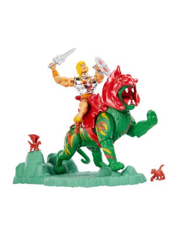 Figura He-Man y Battle Cat - Masters del Universo Origins